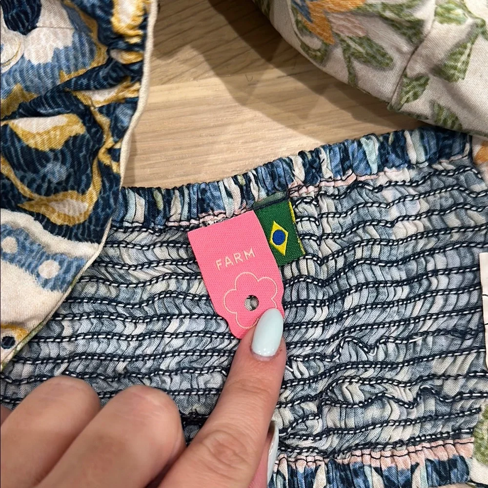 FARM Rio Colorful Patterned Crop Top - Picture 2 of 4